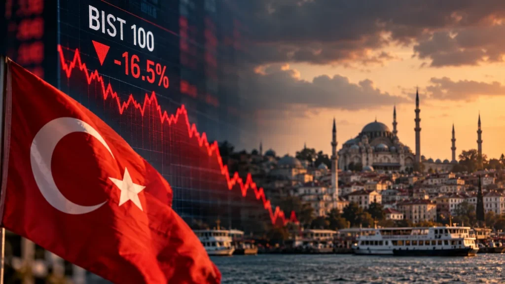 Turkey stock market sell-off and BIST 100 decline in September 2026
